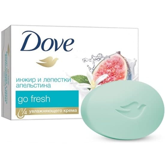 Dove туалетное крем-мыло Инжир и Лепестки Апельсина 135гр. (48шт)