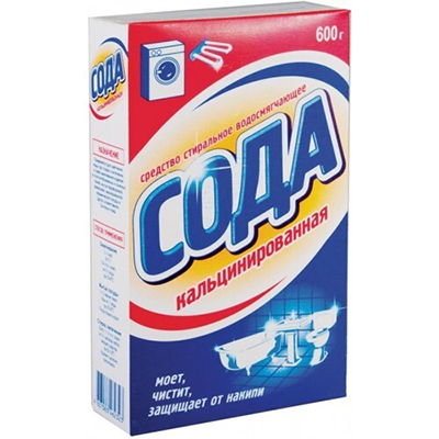 Сода кальцинированная гранулированная 600гр./24шт в упак