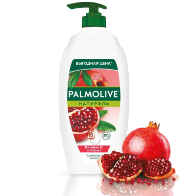 Palmolive Гель для душа "Натурель Витамин В и Гранат" 750мл /12шт
