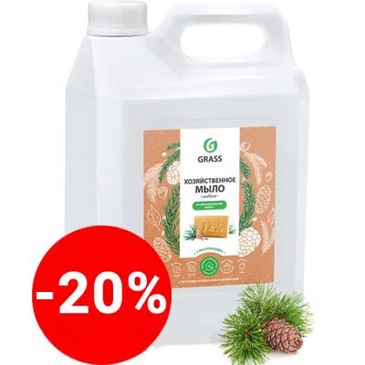 ГРАСС Жидкое мыло хозяйственное с маслом кедра (5кг) (4шт) 125581