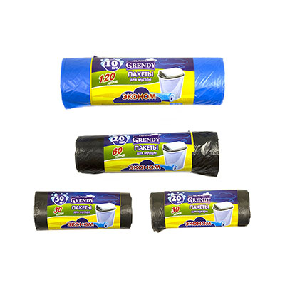 GRENDY Пакеты для мусора 