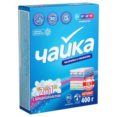 Чайка Стиральный порошок автомат 2в1 с кондиционером 400гр