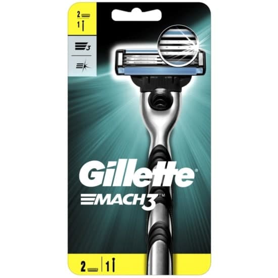 GILLETTE MACH3 Бритва с 2 сменными кассетами