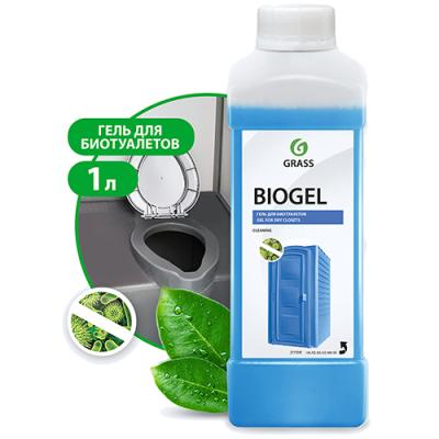 ГРАСС Гель для биотуалетов "Biogel" (канистра 1л) (12шт) 211100