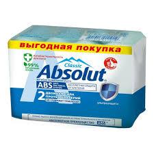 Мыло туалетное твердое 'ABSOLUT ABS' ультразащита (4*75гр, ном.6066