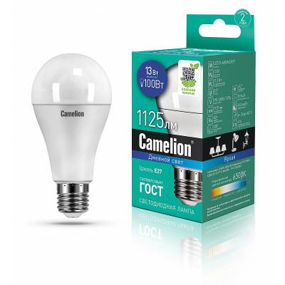 Camelion Эл.лампа светодиодная LED13-А60/865/E27 (13Вт 220В)