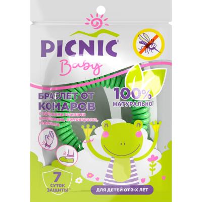 Picnic Baby Средство репеллентное "Браслет от комаров" *80