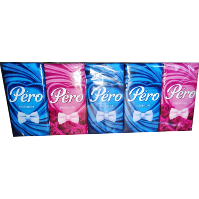 Платочки Pero 3сл 10л*10шт*24 в тр.уп.