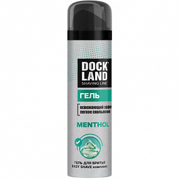 DOCKLAND Гель для бритья "MENTHOL" 200 мл 