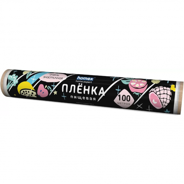HOMEX Пленка пищевая 100м  Очень Эластичная