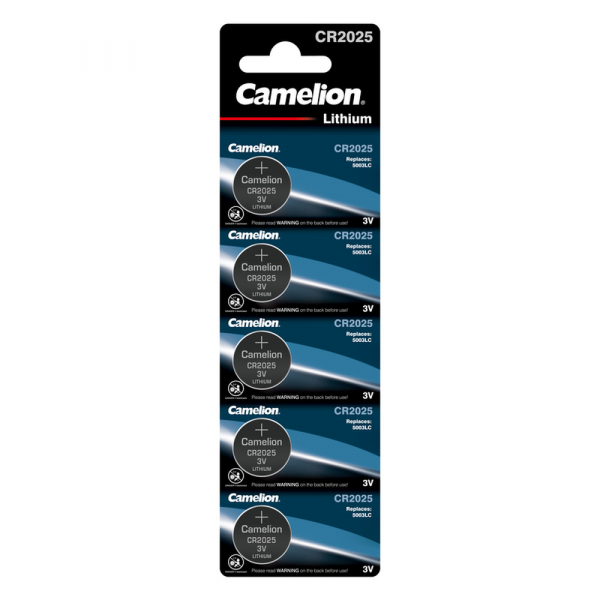 Camelion Батарейка литиевая CR2025 BL-5 (CR2025-BP5.3V) 5шт,