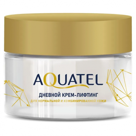 AQUATEL Дневной крем-лифтинг для лица для норм.и комбиноров.кожи, банка 50 мл,ном 2443