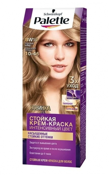 Краска для волос Palette BW10 Пудровый блонд