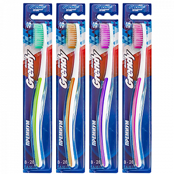 GRENDY Зубная щётка мод Ассорти в пакете 917/288
