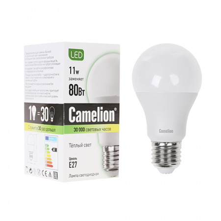 Camelion Эл.лампа светодиодная LED11-А60/845/E27 (11Вт 220В)
