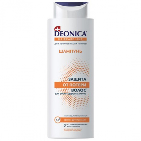 DЕONICA Шампунь Защита от потери волос, 380 мл