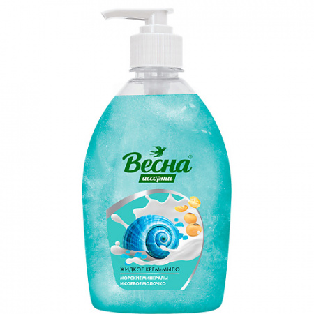 ВЕСНА Крем-мыло жидкое туалетное Ассорти 