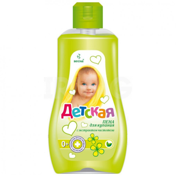 Пена для купания 'ВЕСНА Детское' с экстрактом чистотела, 280г (флакон с колпачком флип-топ), ном.710