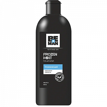 Гель для душа "BE a MAN" "Frozen Mint" освежающий  360мл