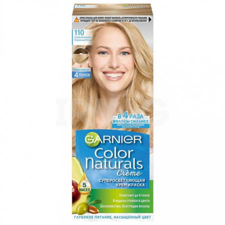 GARNIER COLOR NATURALS Краска для волос 110  Суперосветляющая натуральный блонд