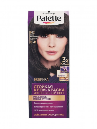 Краска для волос Palette N02 темно-каштановый 136