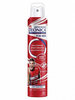 DEONICA FOR MEN Антиперспирант спрей "5 Protection", 200 мл*6   /11-438