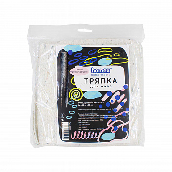 HOMEX Тряпка для пола ХПП 60х80см Очень Трудолюбивая