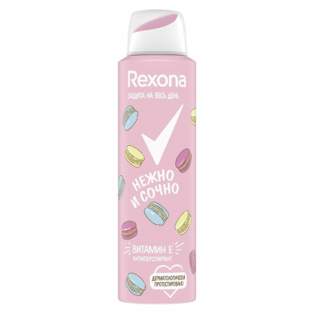Rexona Дезодорант спрей женский 150мл Нежно и сочно