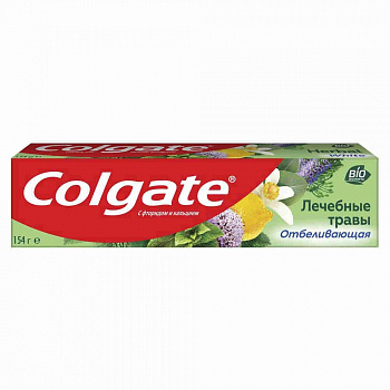 Colgate Зубная паста "Лечебные травы Отбеливающая" 100мл (48шт) 314А