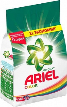 ARIEL Стиральный порошок автомат "Color&Style" 4.5кг 81693563