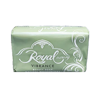ROYAL Мыло туалетное твердое парфюмерное "Вибрация Зеленый" 120гр  /72шт/