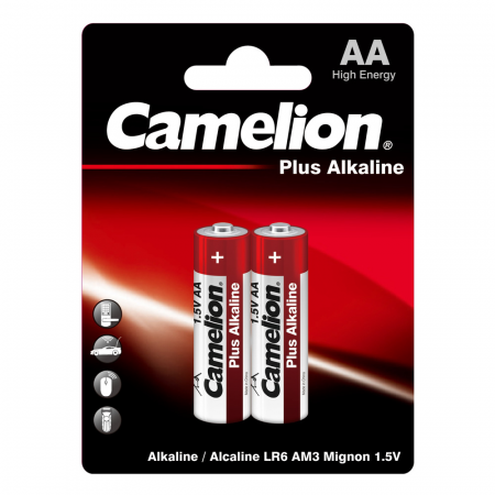 Camelion Батарейка LR6 Plus Alkaline BL-2 LR6-BP2 1.5B 2шт