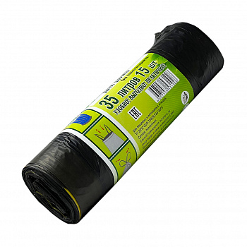 Greenguard Мешки мусорные 35л. с завязками 1/10 (25шт/м)