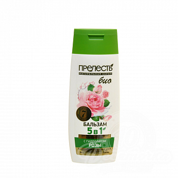 Прелесть BIO Бальзам для поврежденных и секущихся волос "С гидролатом розы 5в1" , 250 мл *6 /21-063