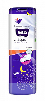BELLA Classic Женские гигиенические прокладки "Nova Maxi" 9шт/24