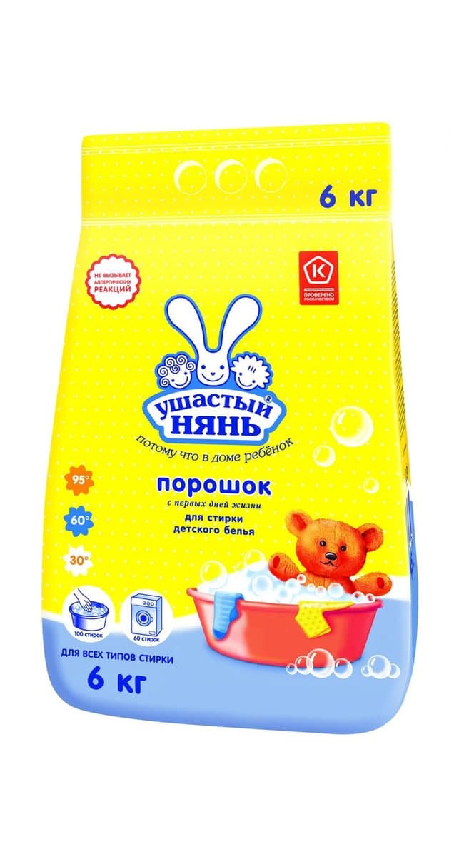 Ушастый нянь Порошок  6кг 1015
