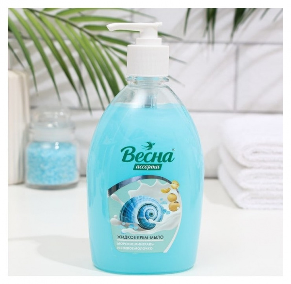 ВЕСНА Крем-мыло жидкое туалетное Ассорти 