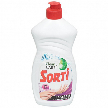 SORTI Средство для мытья посуды "Бальзам с витамином Е" 450мл 1090-3/610
