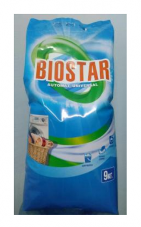 Biostar стиральный порошок автомат универсал 9 кг по 2шт в мешке