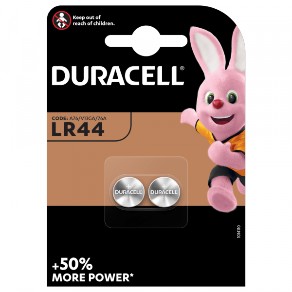 Duracell Basic Батарейки алкалиновые 1,5 V LR44 (в упак.2шт)