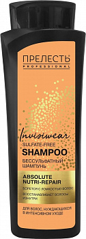 Прелесть Professional Шампунь–филлер бессульфатный"Invisiwear Восстанавливающий и Регенерирующий"380