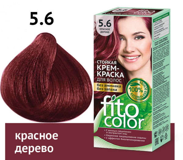 FITOCOLOR Стойкая крем-краска для волос 5.6 