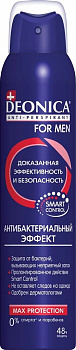 DEONICA FOR MEN Антиперспирант спрей "Антибактериальный эффект", 200 мл *6   /11-033