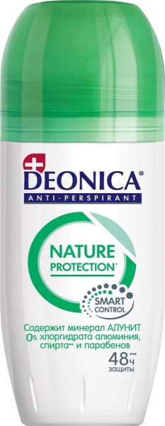 DEONICA Антиперспирант Nature Protection 50 мл