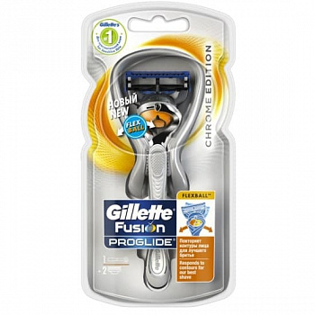 Gillette Fusion Бритва с 2-мя сменными касcетами 