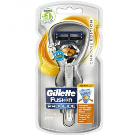 GILLETTE FUSION Бритва с 2сменными касcетами