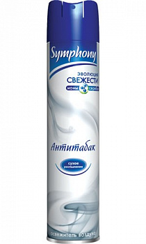 Симфония Освежитель воздуха "Антитабак", 300см3 *12 /32-004