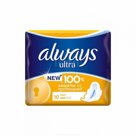 Always ультра 3капли Light single 10 шт /16шт