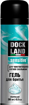 DOCKLAND Гель для бритья "SENSITIVE" 200 мл *6 /12-023