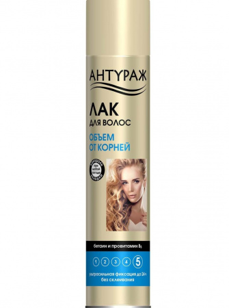 Лак для тонких волос «Объем от корней» УСФ «Антураж», 250 см3